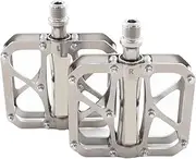 Fashionable Bike Pedals Alloy 3 Bearings Road Quick Release 14mm Universal Thread Part Easy Install
