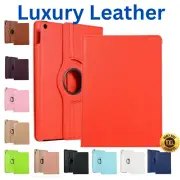 iPad Leather Case Cover 10th 9th 8th 7th 6th 5th Gen Air 4th 3rd 2 Mini 6 360