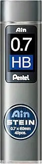 Pentel Ain Stein Mechanical Pencil Lead, 0.7mm HB, 40 Leads (C277-HB)
