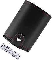PHENOFICE Dice Cup with Dices Shaking Cup for Bar Dices Game Party Game Accessory