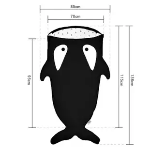 【BabyBites 鯊魚咬一口】西班牙製-純棉兒童多功能睡袋-卡其灰 粉底(兒童標準版)