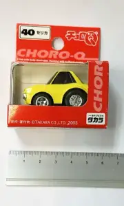 Takara Choro Q No.40 Pull Back Car Toyota Celica (Plastic Made)