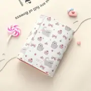 Cat Pattern Girls Coin Purse Portable Three-Fold Wallet Women