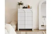 Dome White 5 Chest of Drawers