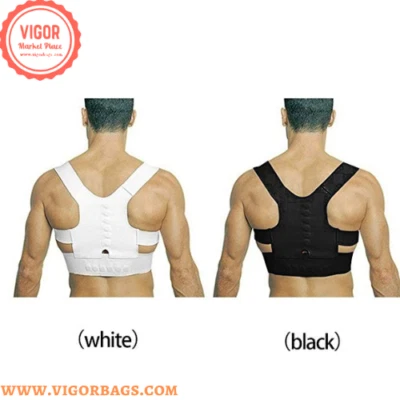 Women and Men Fully Adjustable Back Posture Corrector & Breathable Safety Back B