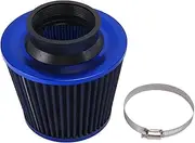 Binxind Universal Car Air Filter Vehicle Induction Kit High Power Mesh Blue Sport