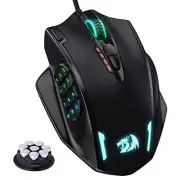 MMO Gaming Mouse Redragon M908 12400DPI 1000Hz Polling Rate 18 Programmable Butt