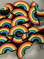 Rainbow Shoe Charm Bulk Wholesale Lot
