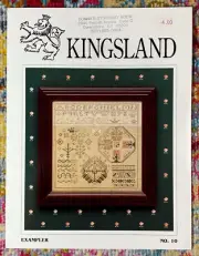 Kingsland 1991 EXAMPLER Cross Stitch Pattern Leaflet No. 10