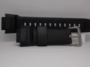Casio Watch Band PRG-270 Black Resin Strap. Protrek Tough Solar Watchband.