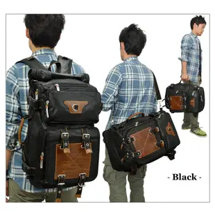 日本 DEVICE 3way 3用 多功能 包包 背包 側背包 手提包 真皮 斜背包 後背包 雙肩包 黑 卡其綠