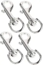 Yardenfun 4pcs Heavy Duty Pet Leash Hooks Durable Snap Hooks for Dog Leashes Collars and Outdoor Activities Lightweight and Easy to Use Pet Buckle Supplies