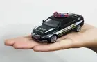 SKODA SUPERB ISRAEL POLICE TRAFFIC UNIT BLACK CAR SCALE 1:43 MODEL