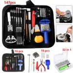 147 PCS WATCH REPAIR TOOL KIT CLOCK WATCHS LINK PIN DISSOLV