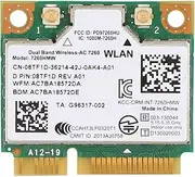 Network Card, 2.4G/5GHz 867Mbps Universal Network Card Mini PCI-E Interface NIC for Laptop Wireless Network Adapter for 7260HMW