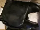 Womens Fahrenheit BLACK FLAT MID-CALF BOOTS Sz .7