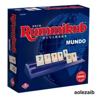 在飛比找露天拍賣優惠-德國SDJ獲獎桌遊 Rummikub拉密經典版(藍盒) 以色