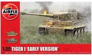 Airfix Tiger I 'Early Version' 1:35 WWII Military Tank Armor Plastic Model Ki...