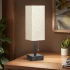 Modern Table Lamp Sleeping Light USB Charging with Pull Chain for Bedroom Office