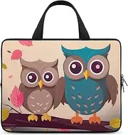 Laptop Case Sleeve Shockproof Computer Carrying Bag Cute Owls Notebook Case Cover Laptop Bag Water Resistant Computer Cases Tablet Briefcase for Travel Business 10 Inch, Cute Owls, 10inch