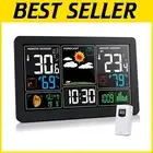 Color Display Indoor/Outdoor Thermometer with Bluetooth & Alarm Functionality