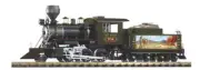 Piko G Scale 38233 Santa Fe (S.F. / ATSF) Mogul #704 Steam Locomotive w/Sound