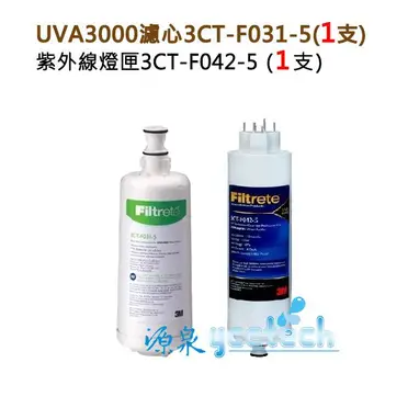 3M UVA3000專用活性碳濾芯 (3CT-F031-5)