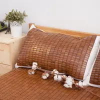 在飛比找松果購物優惠-枕墊 《 超柔軟˙織帶特級麻將 枕墊》機能設計竹蓆【專利織帶