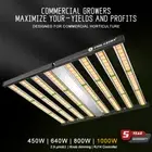 Phlizon FD9600 1000W LED Grow Light bar Full Spectrum CO2 Commercial Indoor Grow