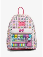 Loungefly Hello Kitty & Friends, Pink Kawaii Sweet Shop Macaroon Mini Backpack