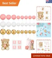 29 Pcs Ball Cake Topper Bear Cake Topper Baby Shower Cake Decorations with Cu...