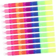 KICHOUSE 10pcs Markers for Adult Coloring Multi Drawing Fluorescent Yellow Highlighter Chisel Tip Aesthetic Highlighters Rainbow Rainbow Pencils Colors Multicolored Fluorescent Plastic
