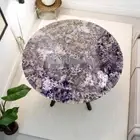 Amethyst Stone Coffee Table Crystal Healing Console Bar Desk Sofa Centerpiece |