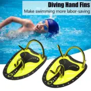 Swimming Paddles Adult Adjustable Silicone Hand Webbed Diving Gloves Fin Flipper