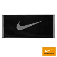 在飛比找momo購物網優惠-【NIKE 耐吉】運動毛巾 80x35cm 黑 NET130