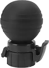 Soda Bottle Lid Silicone Proof Carbonated Drink Air Pump Lid Fizz Keeper Pump Saver Stopper for Most Carbonated Drinks on the Market (Black)