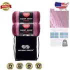 Versatile Ombre Knitting Yarn E305-3965 - Includes Project Bag for Crafters