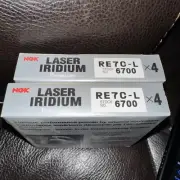 4 x NGK Laser Iridium Spark Plugs for Mazda RX-8 13B 2 x RE7C-L & 2 x RE9B-T