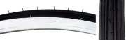 Sunlite Road Raised Center Tires, 27 x 1/4", Black/White