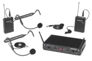 Concert 288 Presentation Dual-Channel Headset & Lavalier Wireless System