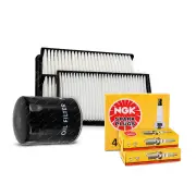 NGK Standard Spark Plugs & NTK Filter Kit for Honda Accord V6 CM 3.0L 03-08