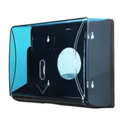 Wall Mounted Toilet Paper Dispenser Hand Towel Tissue Box Holder Blue