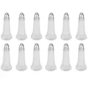 12 x Glass Salt and Pepper Shakers Tower 30ml