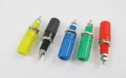 5x Binding Post Speaker Cable Amplifier 4mm Banana Plug Jack Connector 5 Colors
