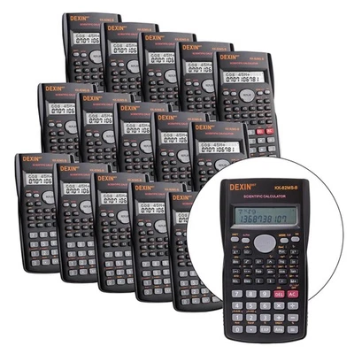 24 Pack Scientific Calculators, 2 Line Engineering Large Display Scientific C...