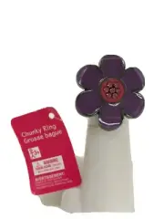 Amscan Purple Daisy Adjustable Size Kids Chunky Ring