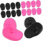 WEKADRIN 10Pairs Silicone Hair Dyeing Ear Cover Protectors Earmuffs for Salon and Home Use Fit for Men and Women Hair Dye Ear Protectors