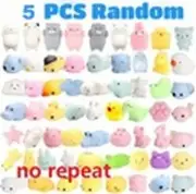 Mochi Anima Squishy Toys For Kids Favors Antistress Ball Relief Toys 50-5Pcs