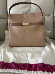 NWT Tory Burch Lee Radziwill Double Bag Tiramisu