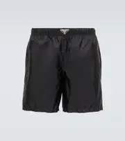 [Prada] Prada Logo swim shorts UK 38 black